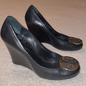 Tory Burch Black Wedge